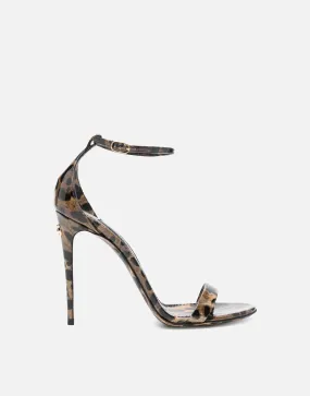 110mm Leopard-Print Sandals
