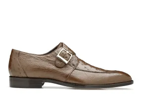 Belvedere Buckle Strap Men's Shoes Brown - Josh 114011