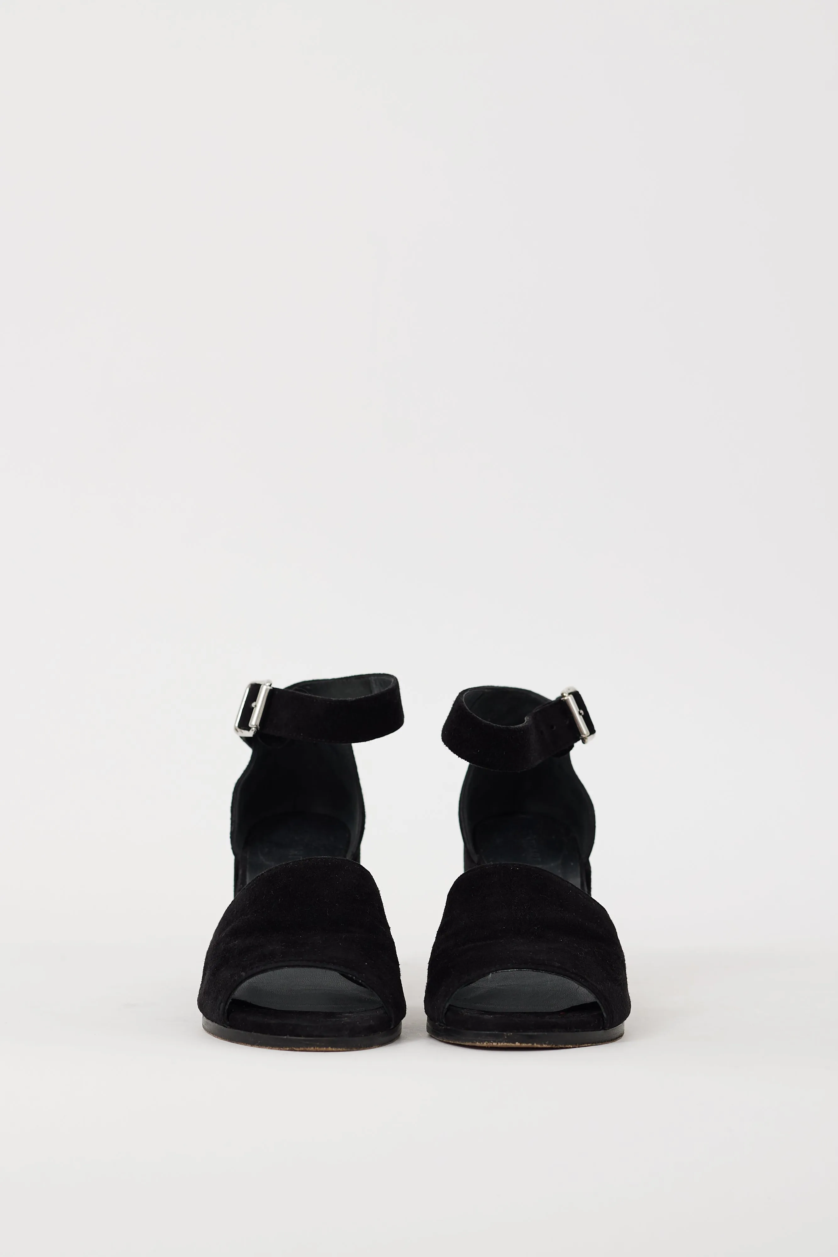 Black Suede Sohogal Sandal