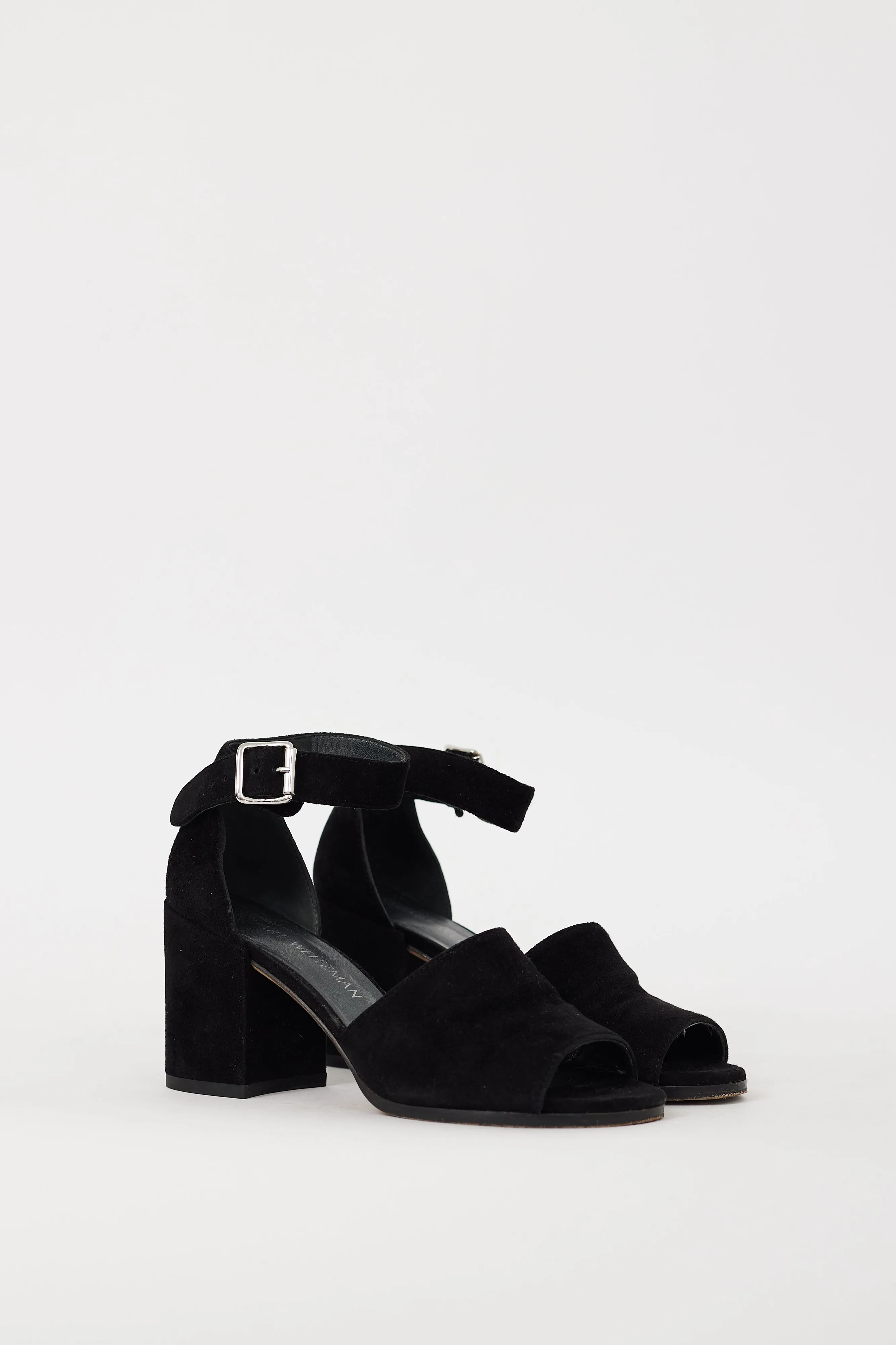 Black Suede Sohogal Sandal