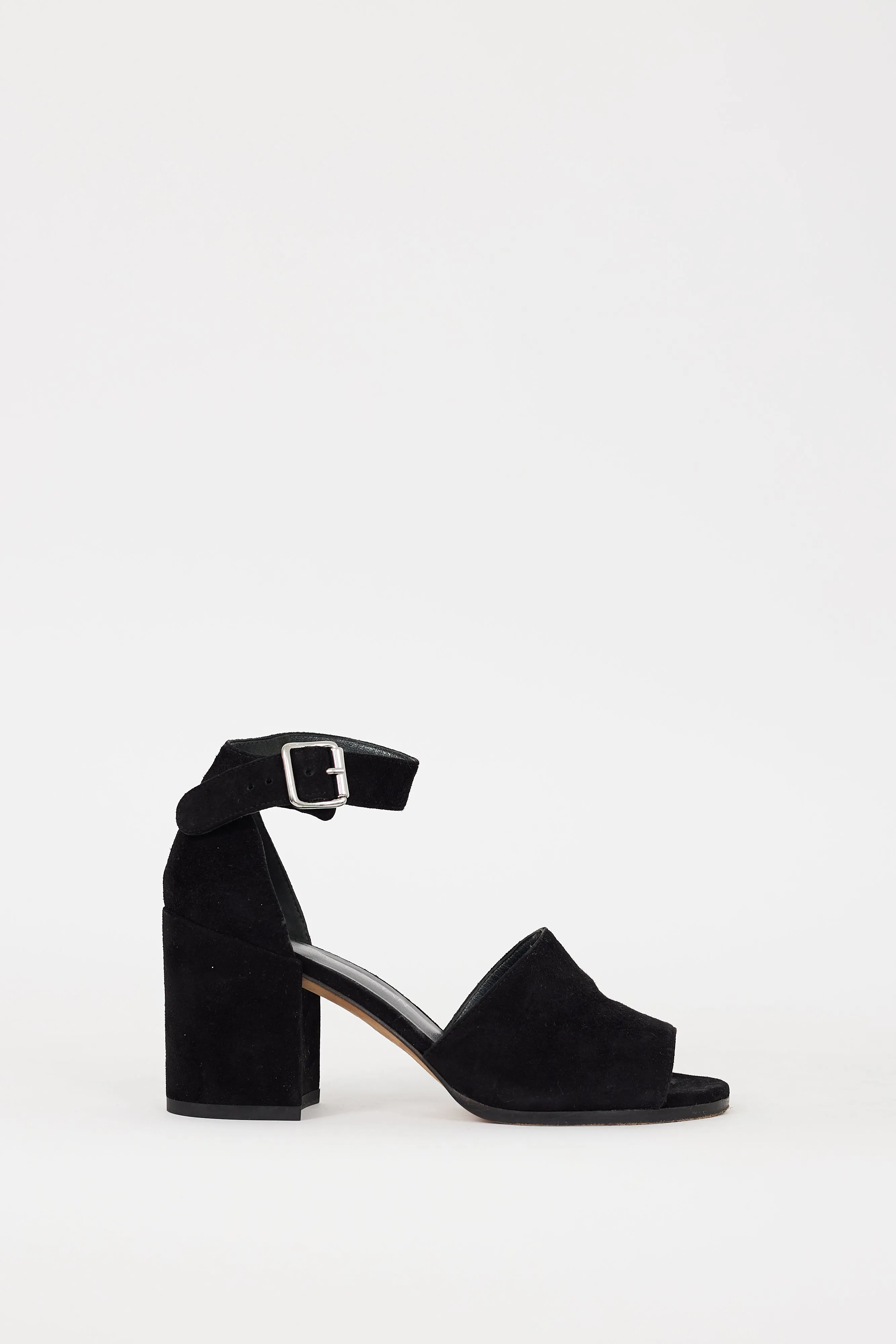 Black Suede Sohogal Sandal