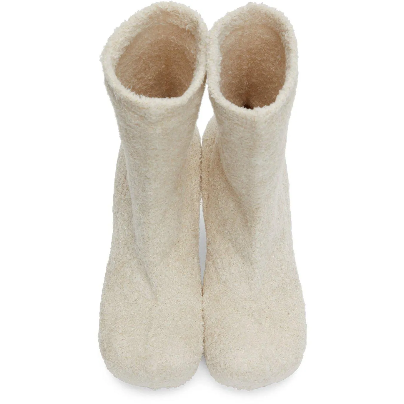 Bottega Veneta Off-White Knit 'The Bold' Boots