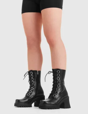 Bulletproof Chunky Platform Ankle Boots