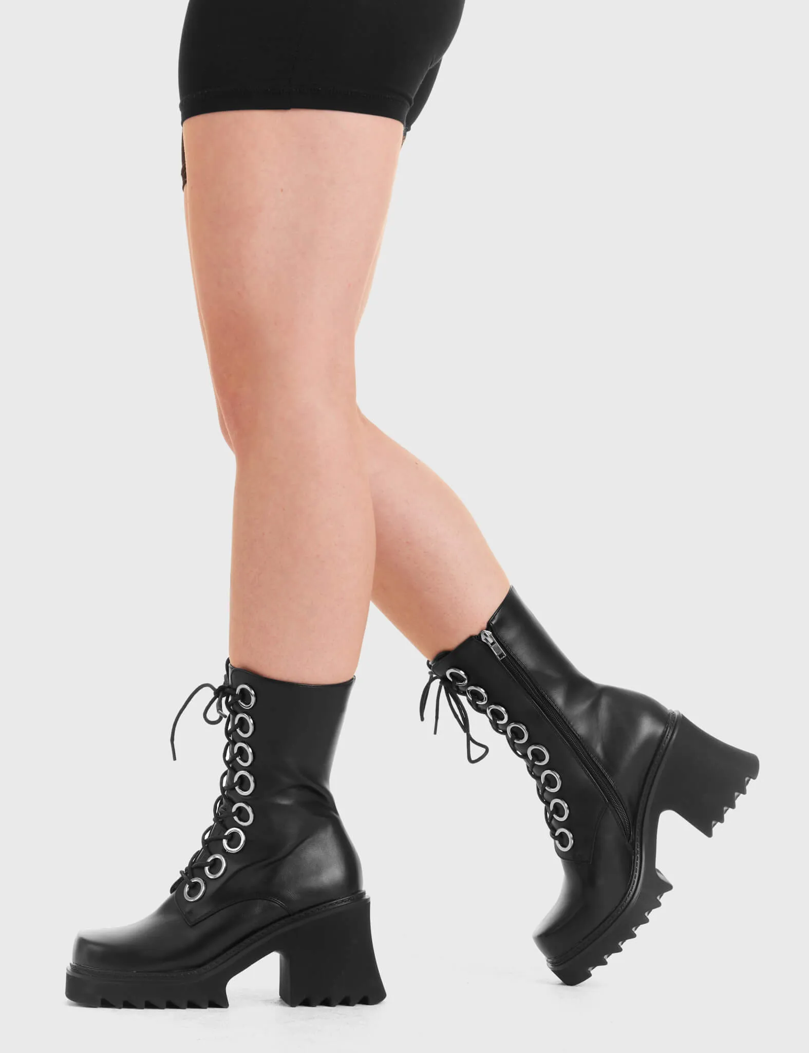 Bulletproof Chunky Platform Ankle Boots