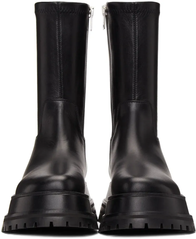 Burberry Black Hurr Boots