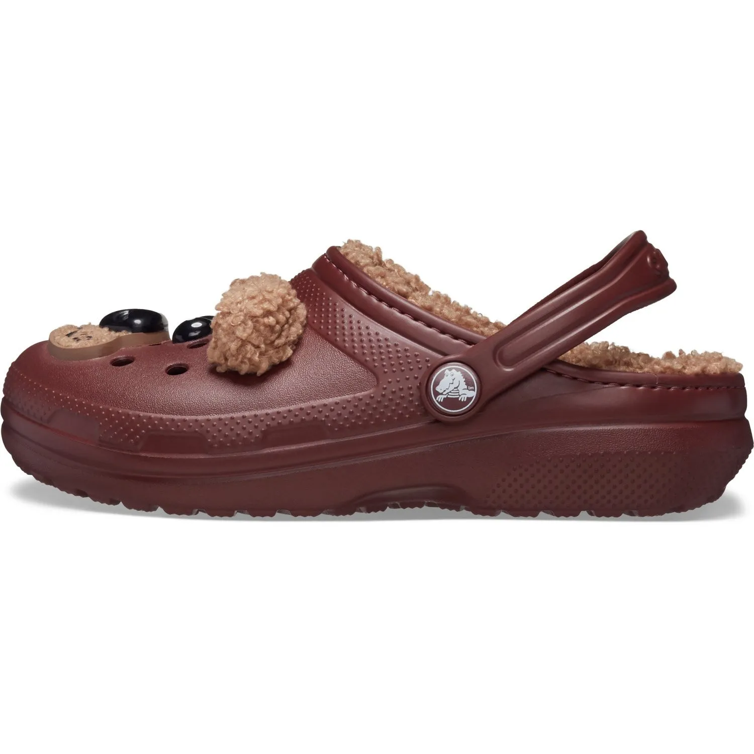 Crocs Dark Clay Classic Lined IAM Brown Bear Clog K