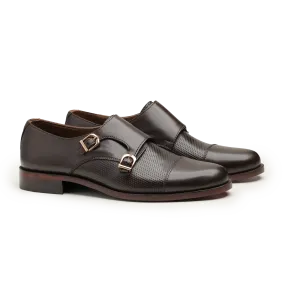 Double Monk Straps - 063JALI BRN