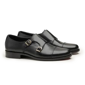 Double Monk Straps - 063P BLK