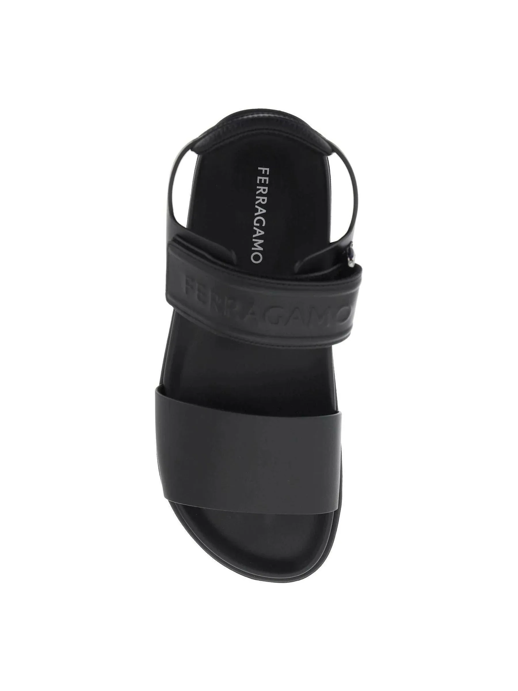 Double Strap Leather Sandals