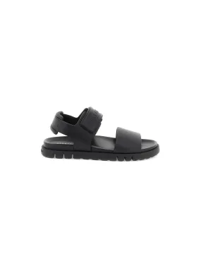 Double Strap Leather Sandals