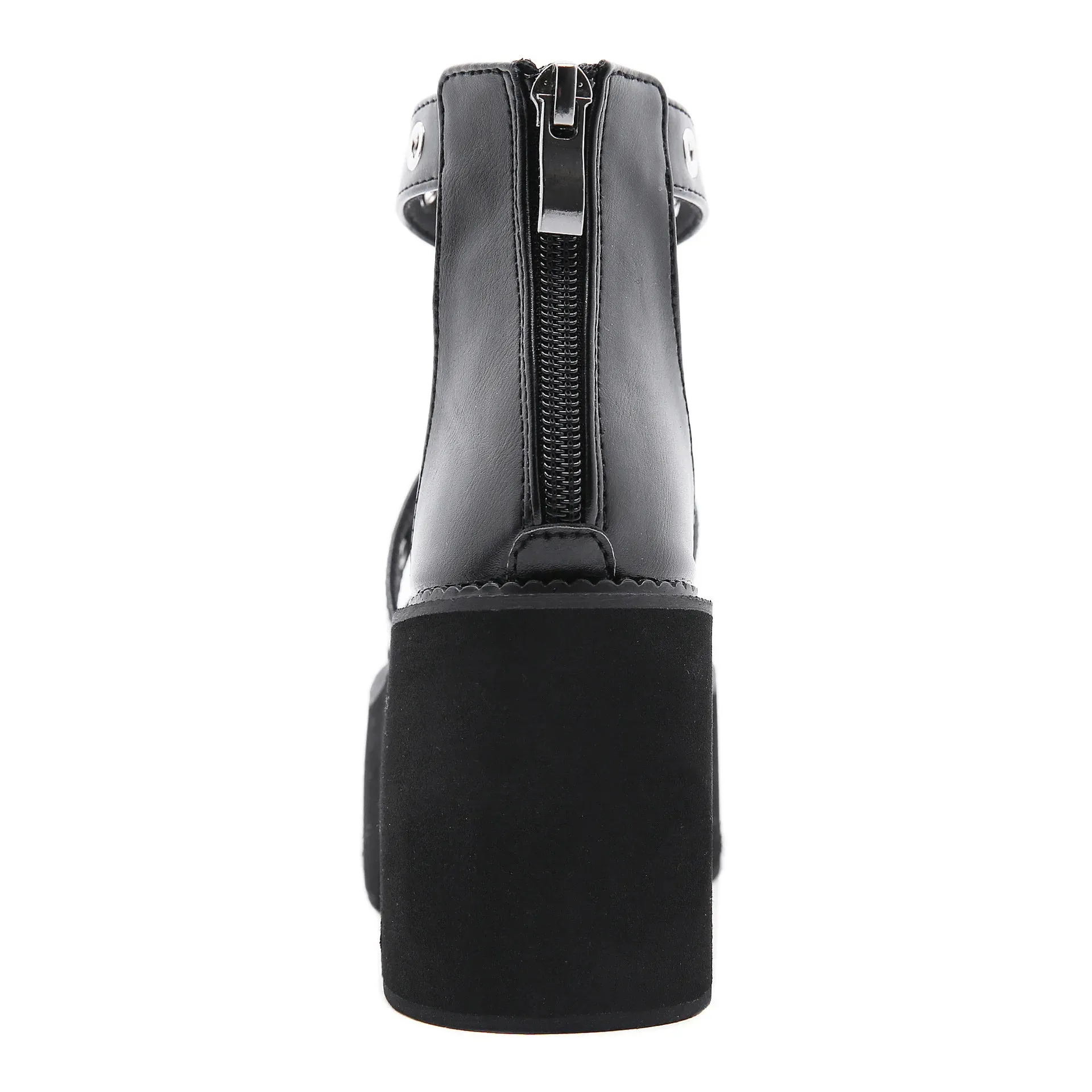 Funki Buys | Shoes | Women's Gothic Rivet Ring Platform Sandal