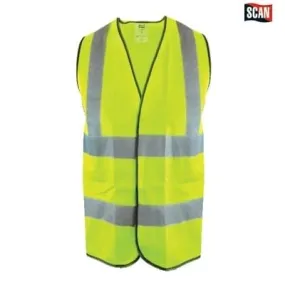 Hi Vis Yellow Waistcoat - All Sizes