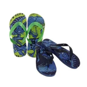 Kids Dino Design Flip Flops 2-10 UK
