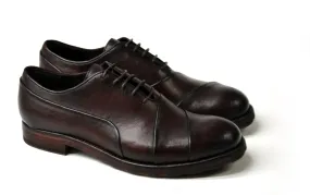 LAST PAIR 42- CHESTNUT OXFORD SHOES