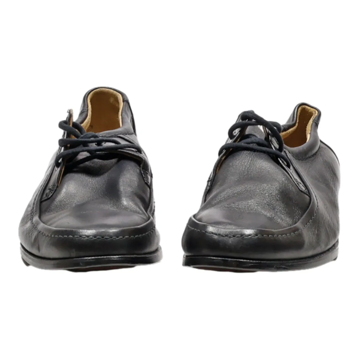 LLOYD'S Derby Shoes Black Leather Mens UK 9.5