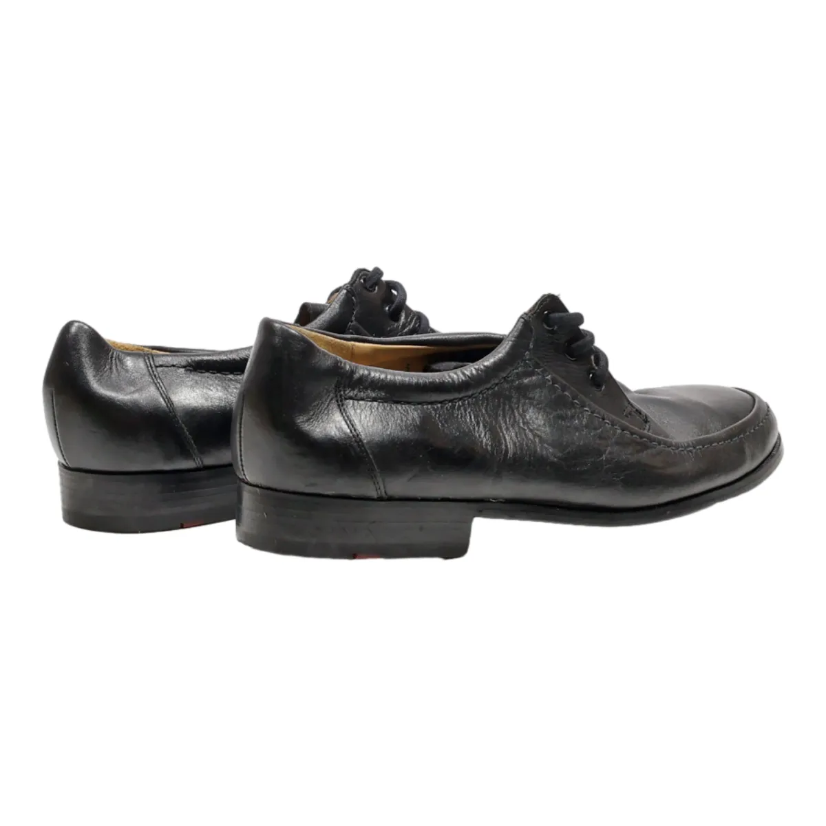 LLOYD'S Derby Shoes Black Leather Mens UK 9.5