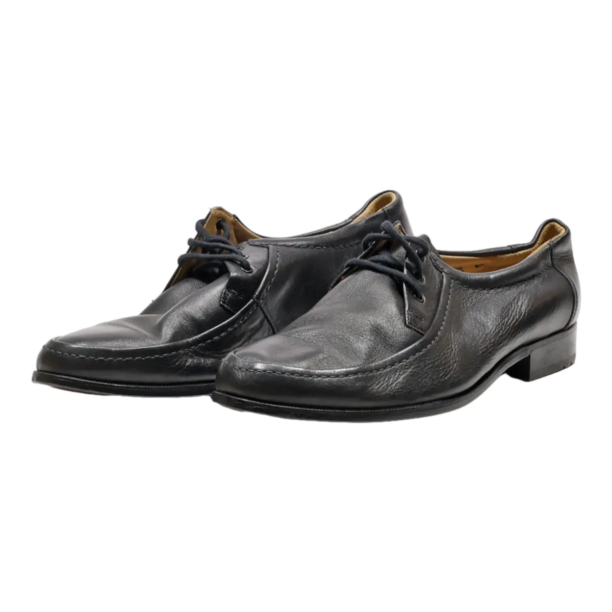 LLOYD'S Derby Shoes Black Leather Mens UK 9.5