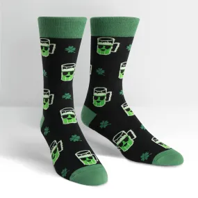 Lucky Irish Beer Mugs Socks (Men's)
