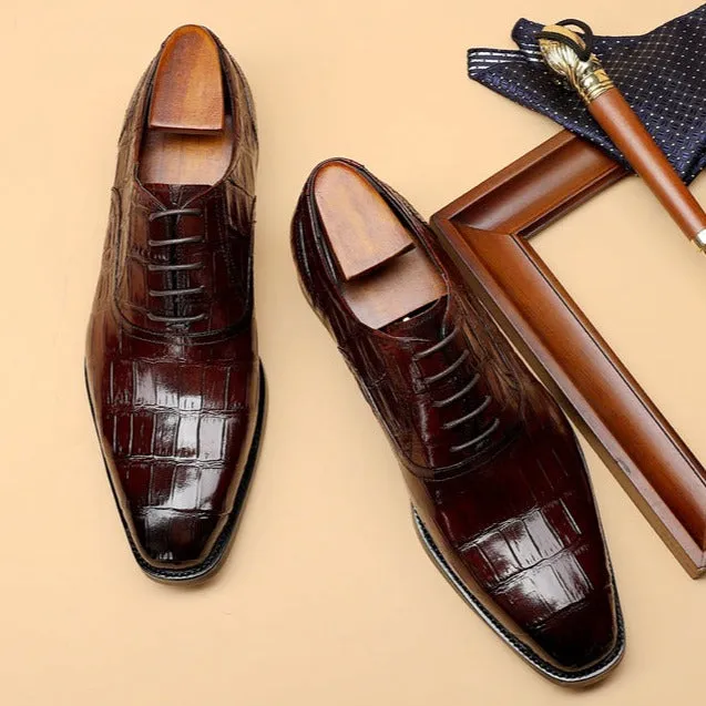 Opulessa Croctex Lace Oxfords