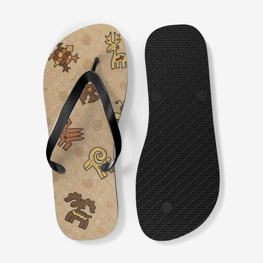 Pueblo Constellations Flip Flops