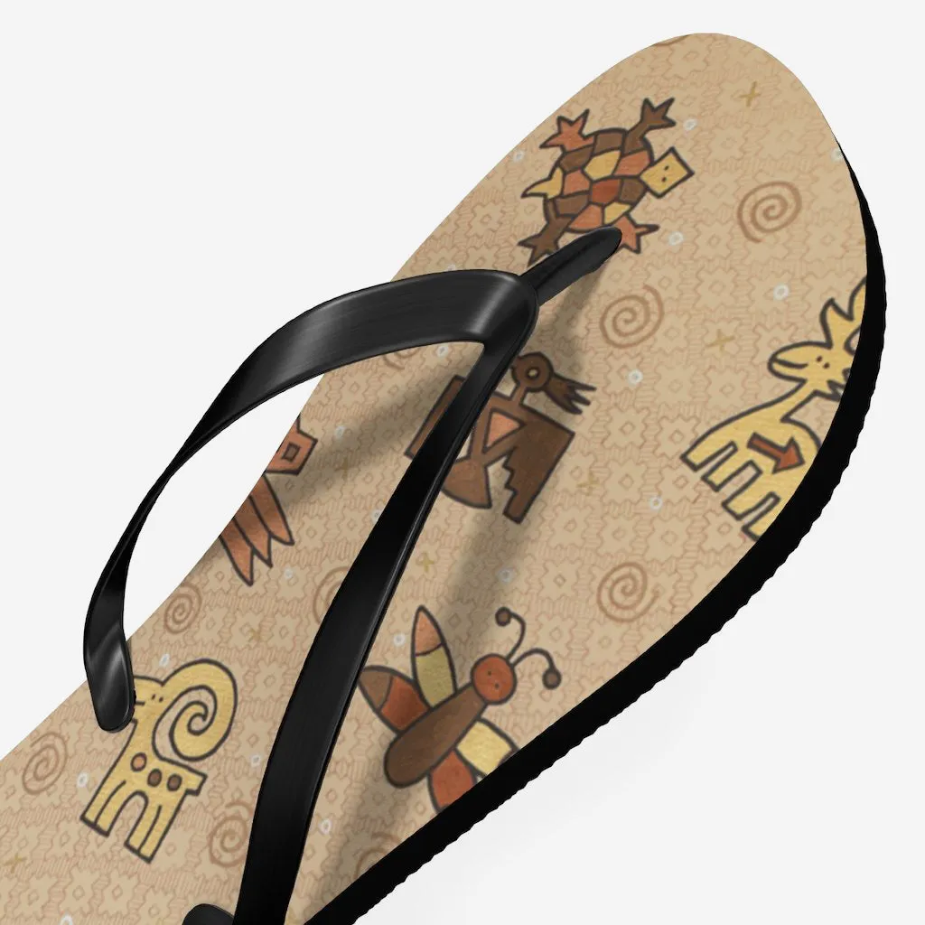 Pueblo Constellations Flip Flops