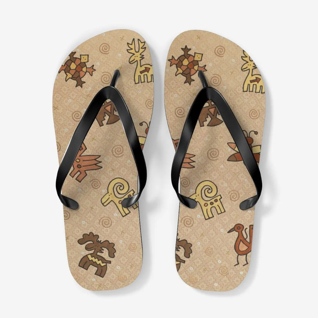 Pueblo Constellations Flip Flops