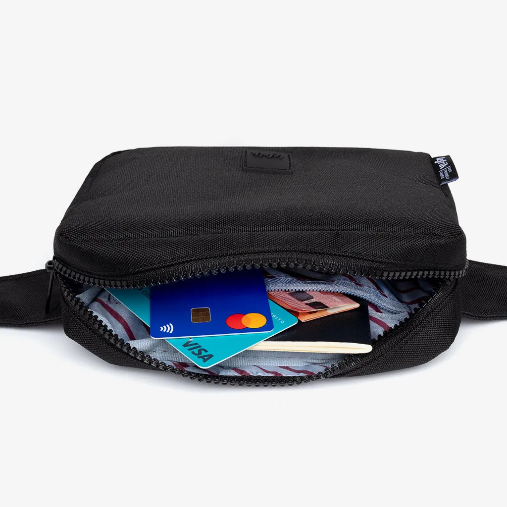 Reef Crossbody Stripes Black