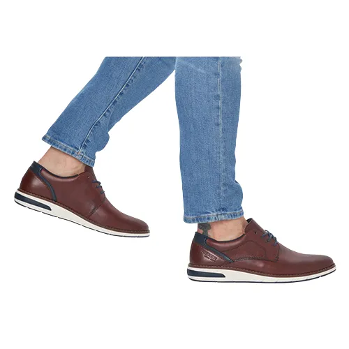 Rieker Mens Smart Casual Shoes - 11302-24 - Brown