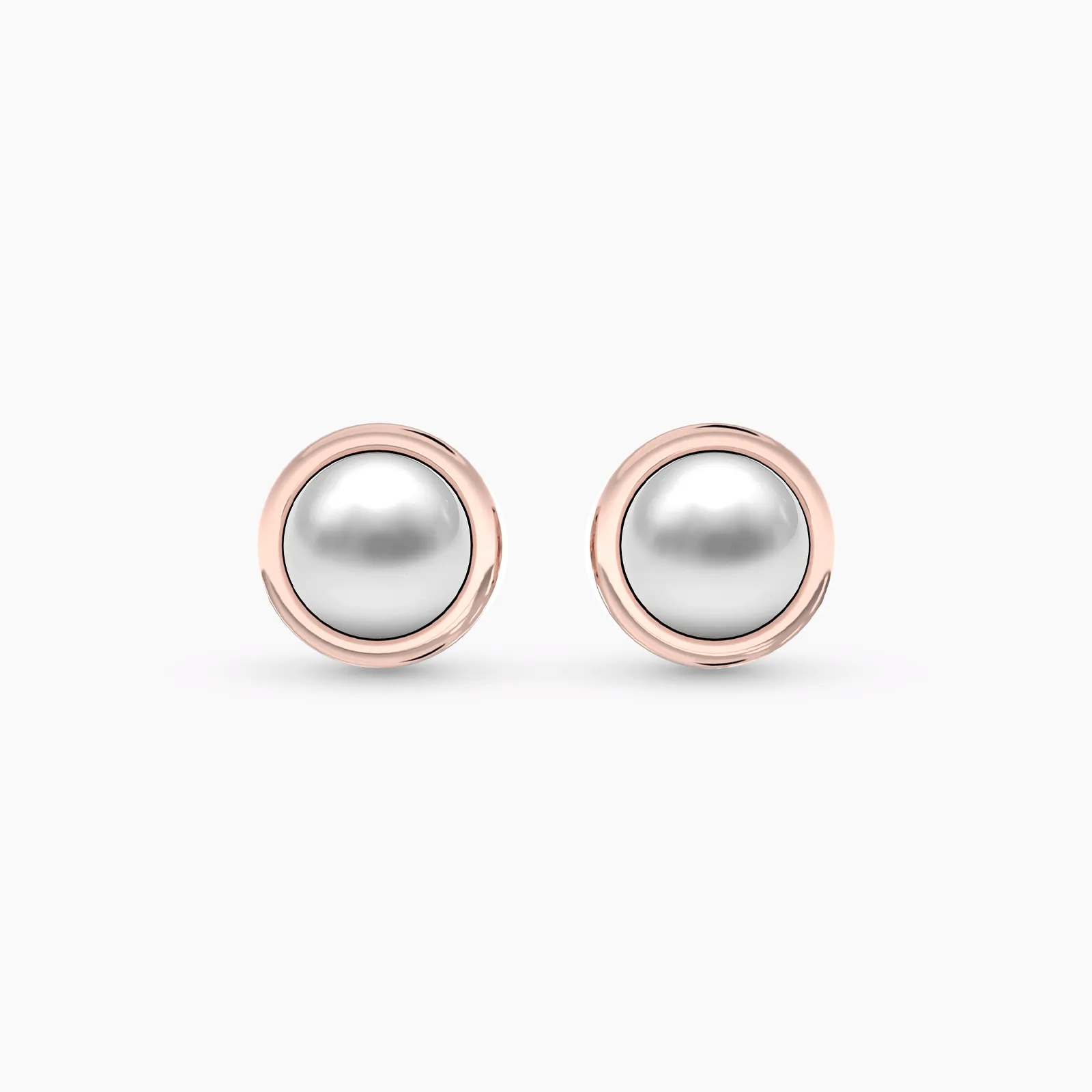 Rose Gold Little Pearl Earstuds