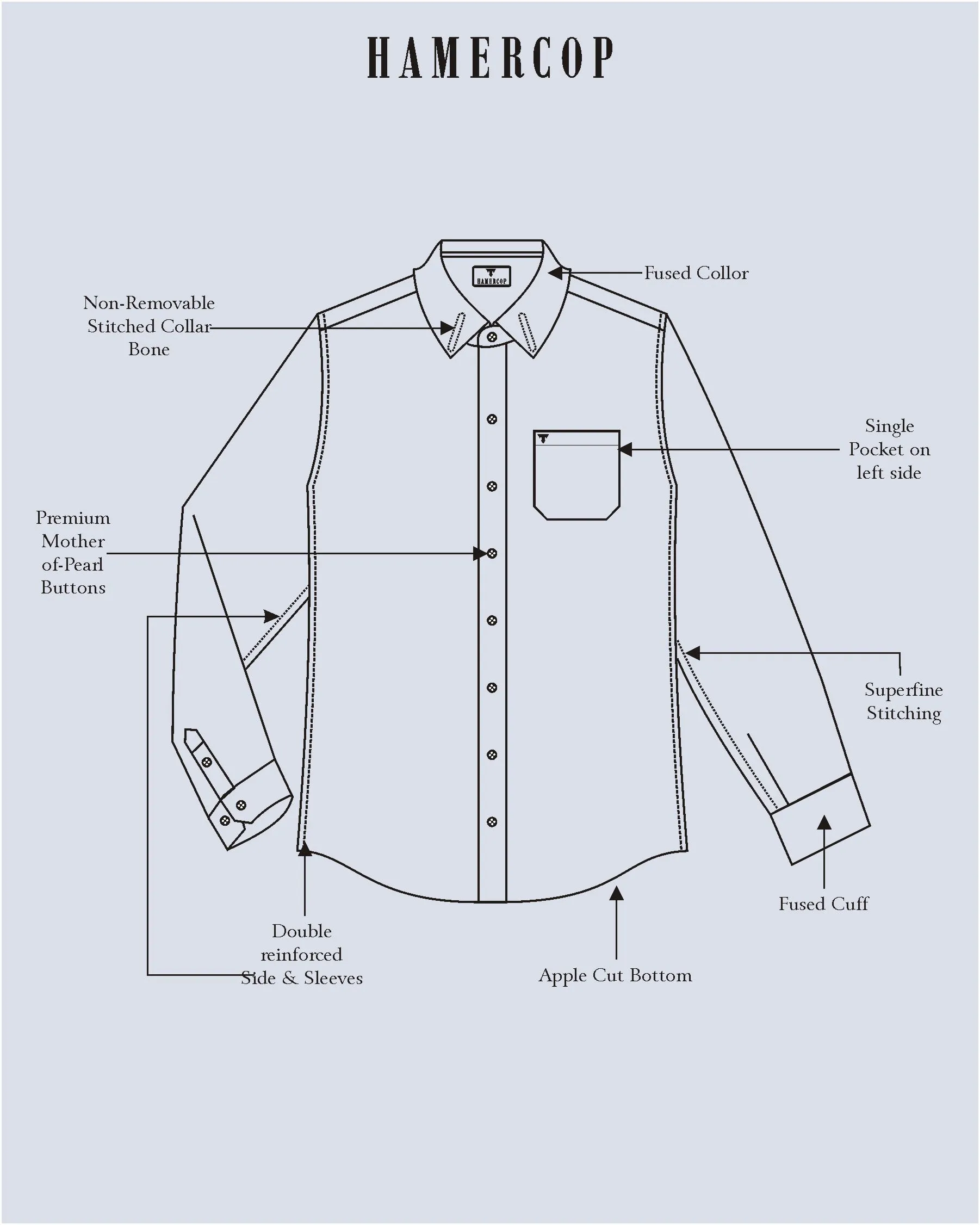Royal Blue Oxford Cotton Solid Formal Shirt