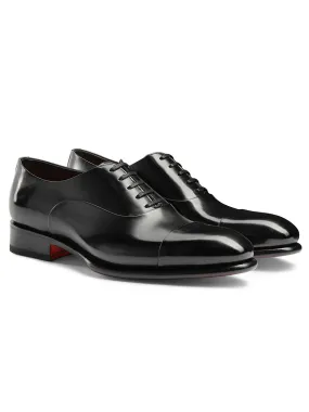 Santoni Isaac Balmoral Oxford in Black