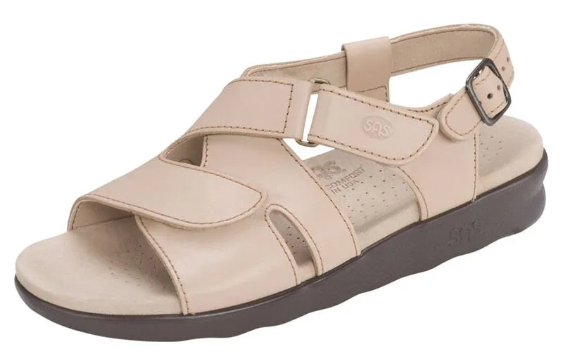 SAS Huggy Cross Strap Sandal- Truffles