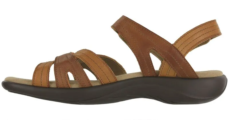 SAS Pier Heel Strap Sandal - Sepia