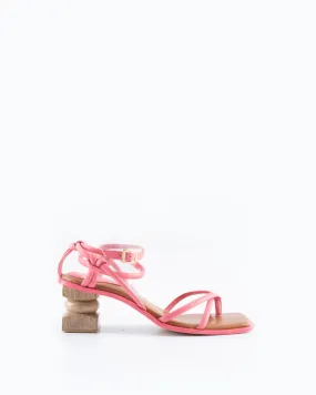 Silvia Cobos Lorna Wood Heel Fucsia