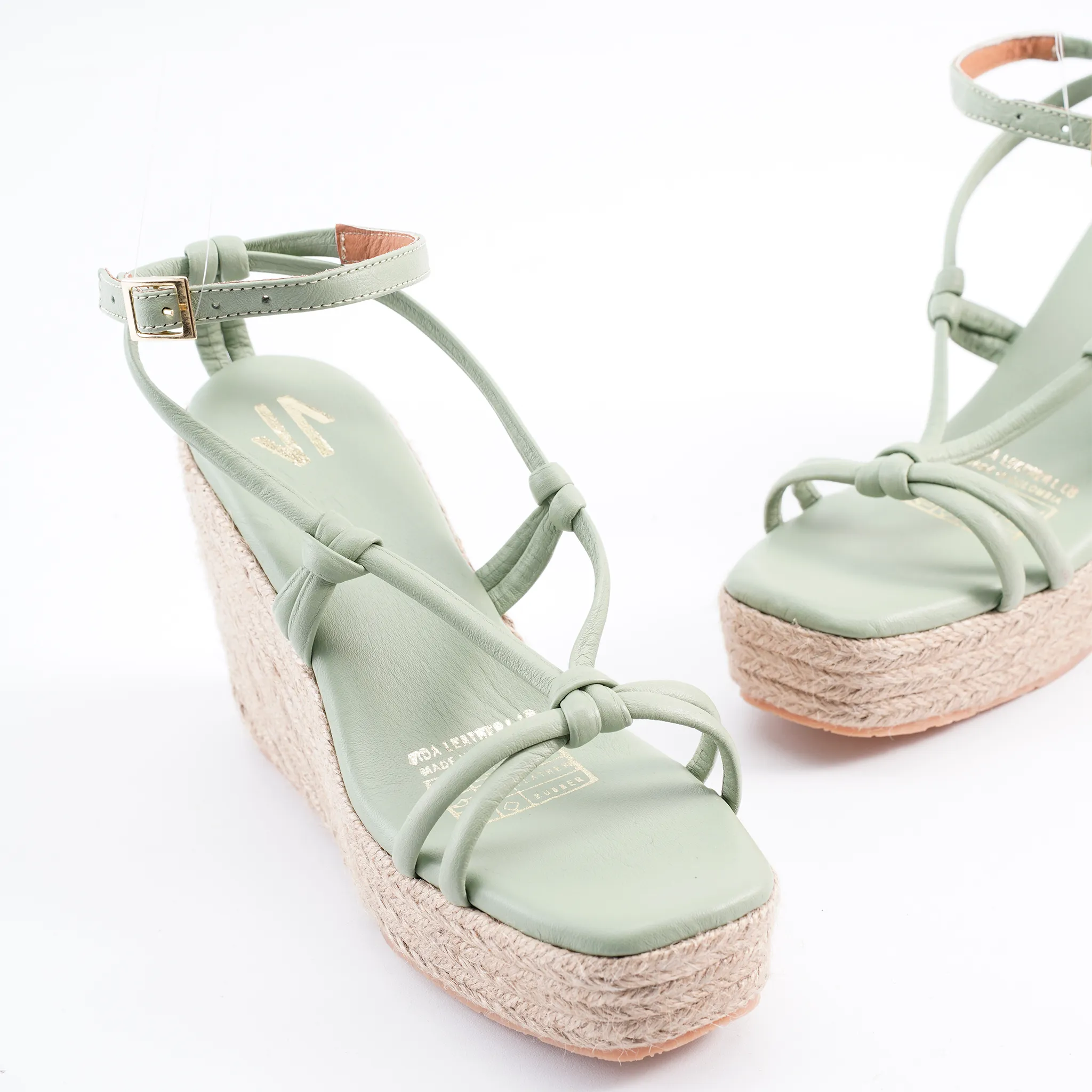 Silvia Cobos Louise Wedges Green