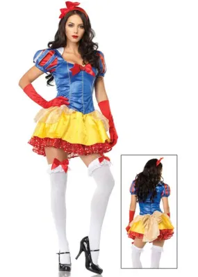 Snow White Halloween Costumes Sexy Princess Cosplay Game Uniform