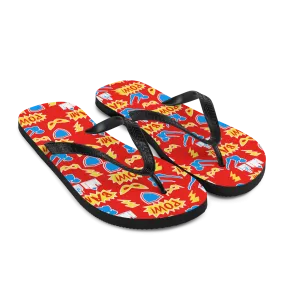 Superhero Pilates Flip-Flops