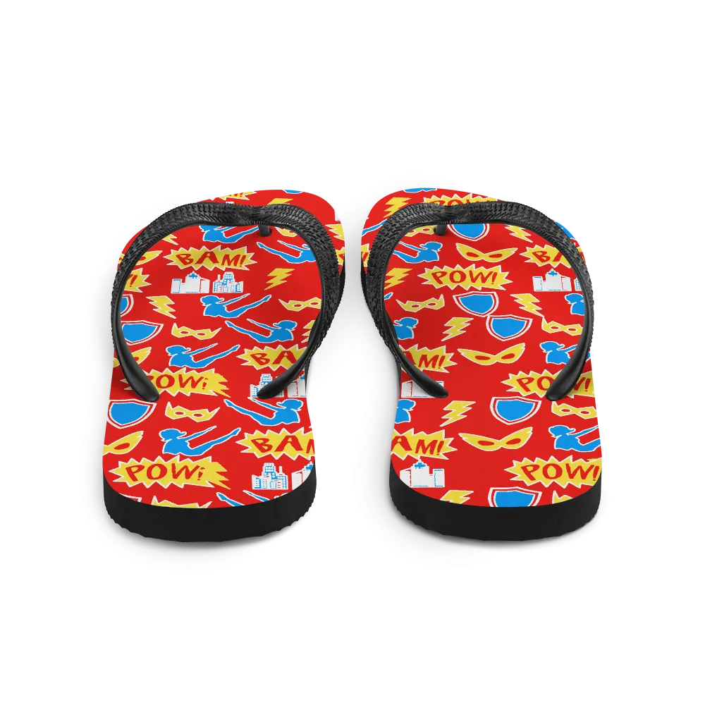 Superhero Pilates Flip-Flops