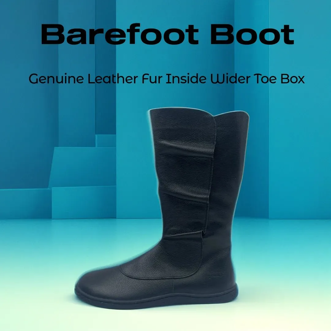 Tipsietoes Barefoot Genuine Leather Winter High Boots for Women