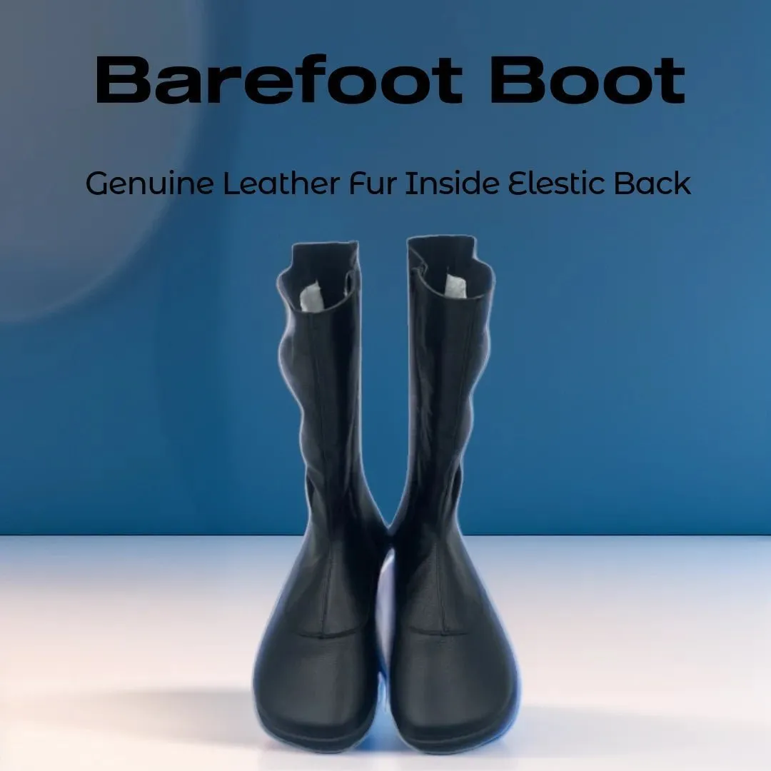 Tipsietoes Barefoot Genuine Leather Winter High Boots for Women
