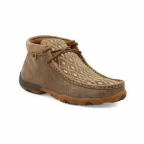 Twisted X Women's Bomber & Tan Chukka Driving Moc Shoe WDM0073