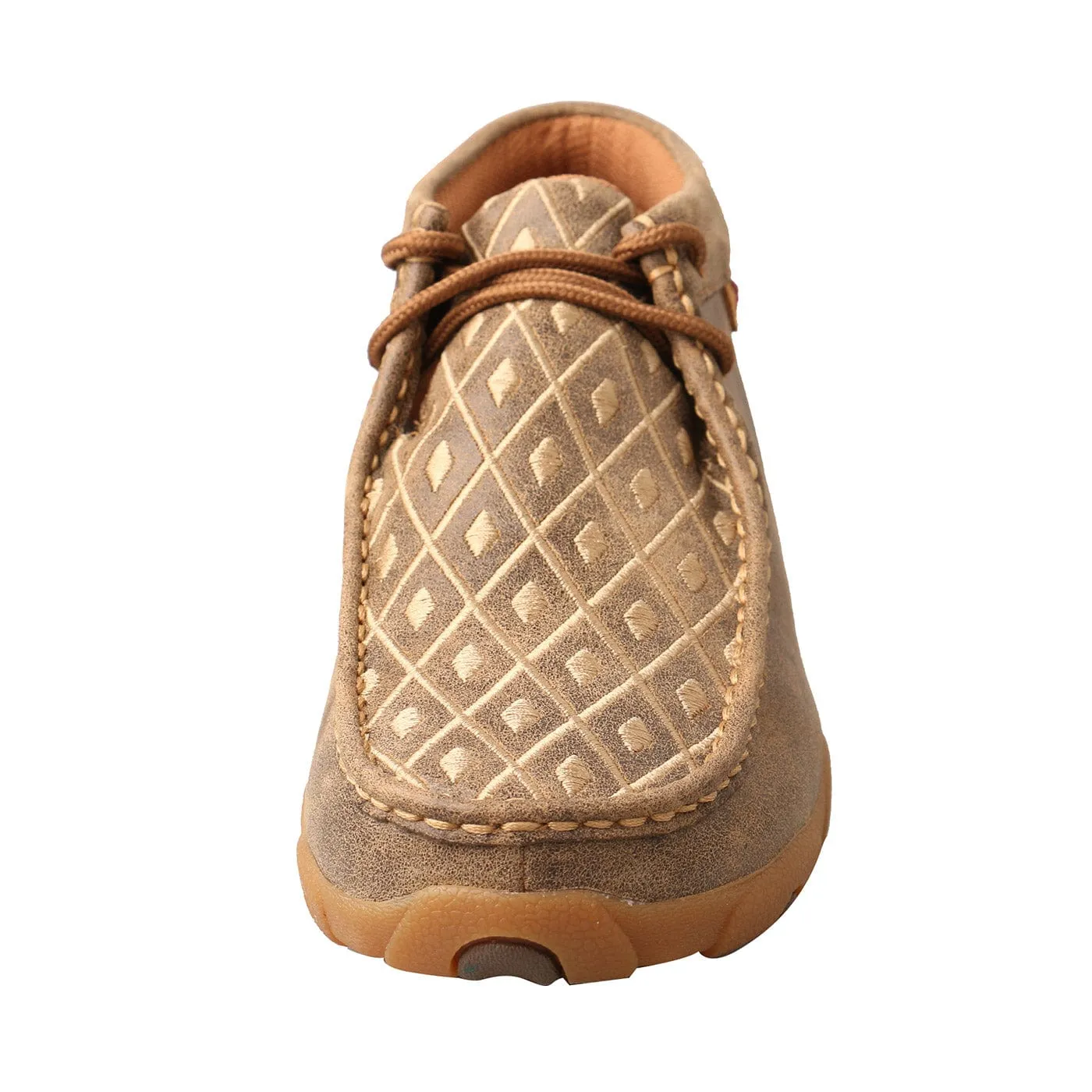 Twisted X Women's Bomber & Tan Chukka Driving Moc Shoe WDM0073