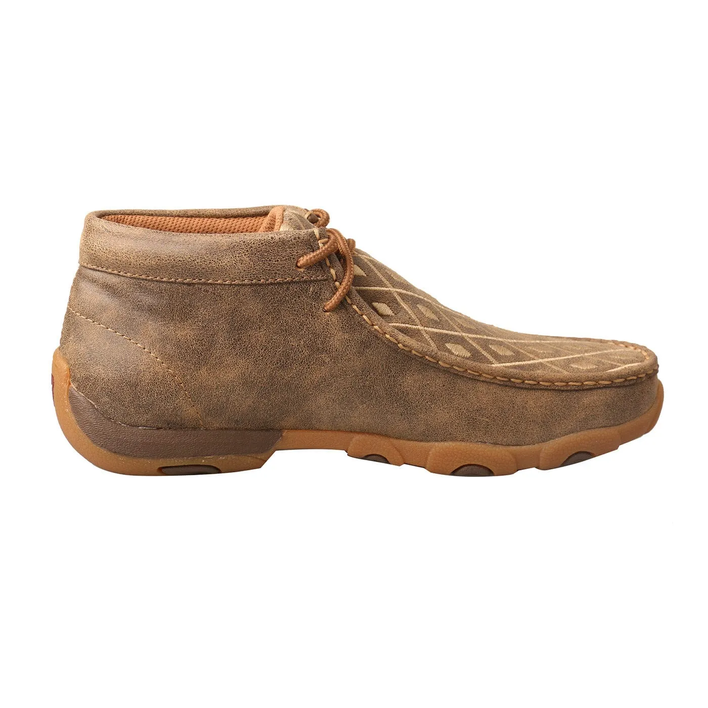 Twisted X Women's Bomber & Tan Chukka Driving Moc Shoe WDM0073