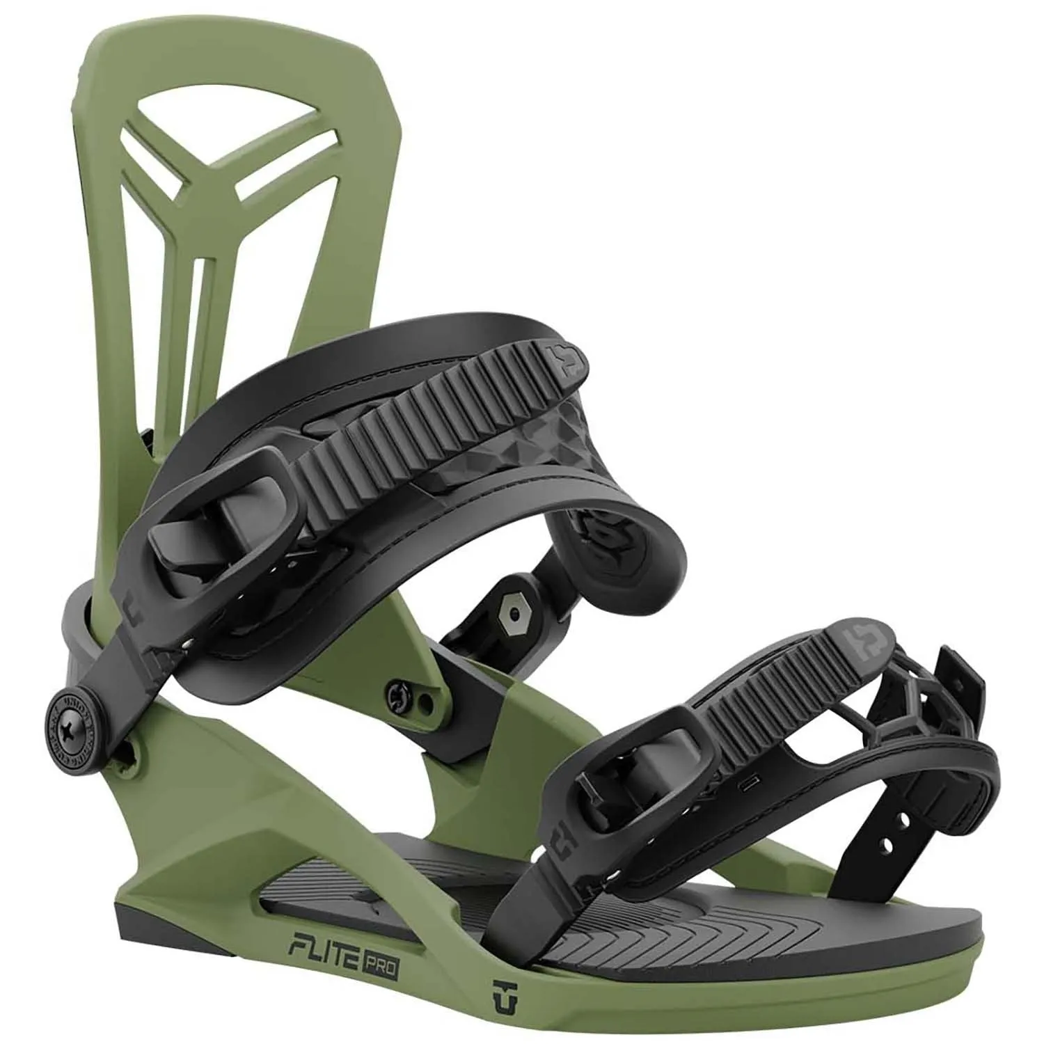 Union 2025 Flite Pro Snowboard Bindings - Olive Green