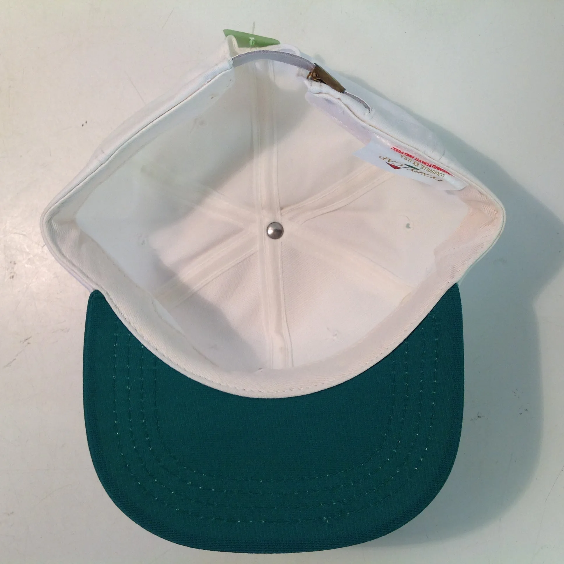 Vintage Derby Cap Azalea Sands Golf Course North Myrtle Beach South Carolina Souvenir White Baseball Cap