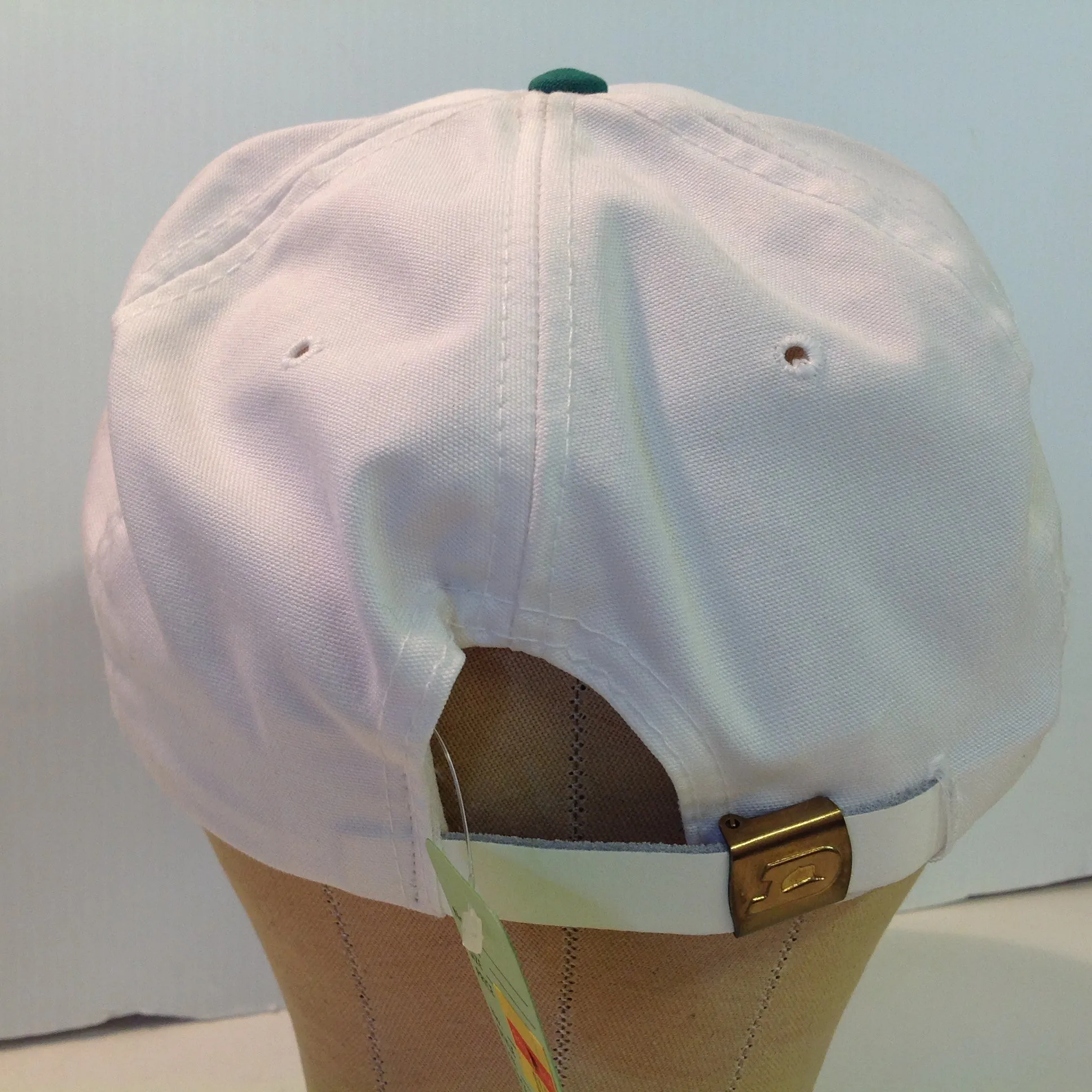 Vintage Derby Cap Azalea Sands Golf Course North Myrtle Beach South Carolina Souvenir White Baseball Cap