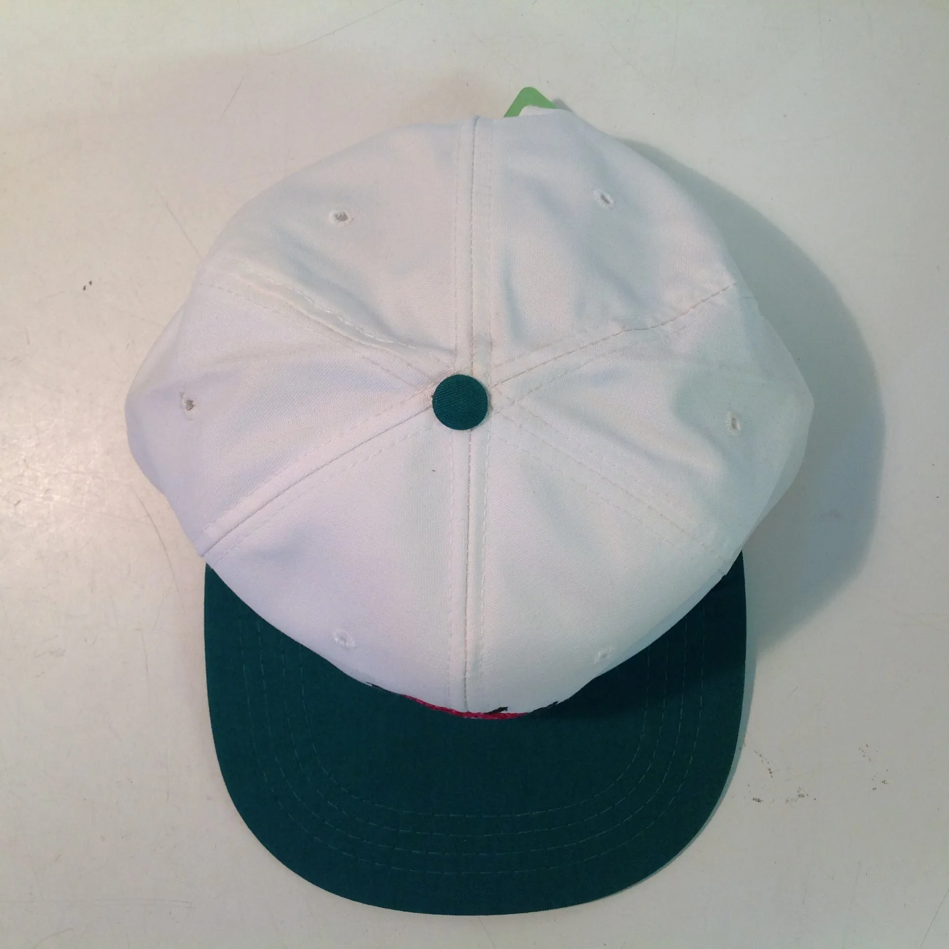 Vintage Derby Cap Azalea Sands Golf Course North Myrtle Beach South Carolina Souvenir White Baseball Cap
