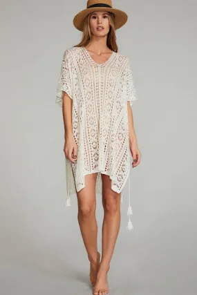 White Crochet beach cover up