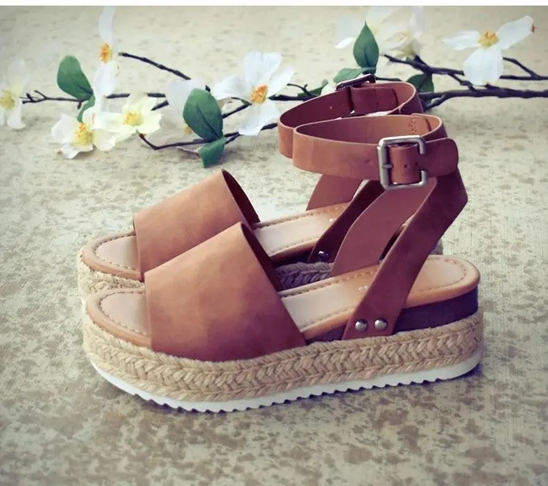 Women Sandals Plus Size Wedges Summer Flip Flop Platform Sandals