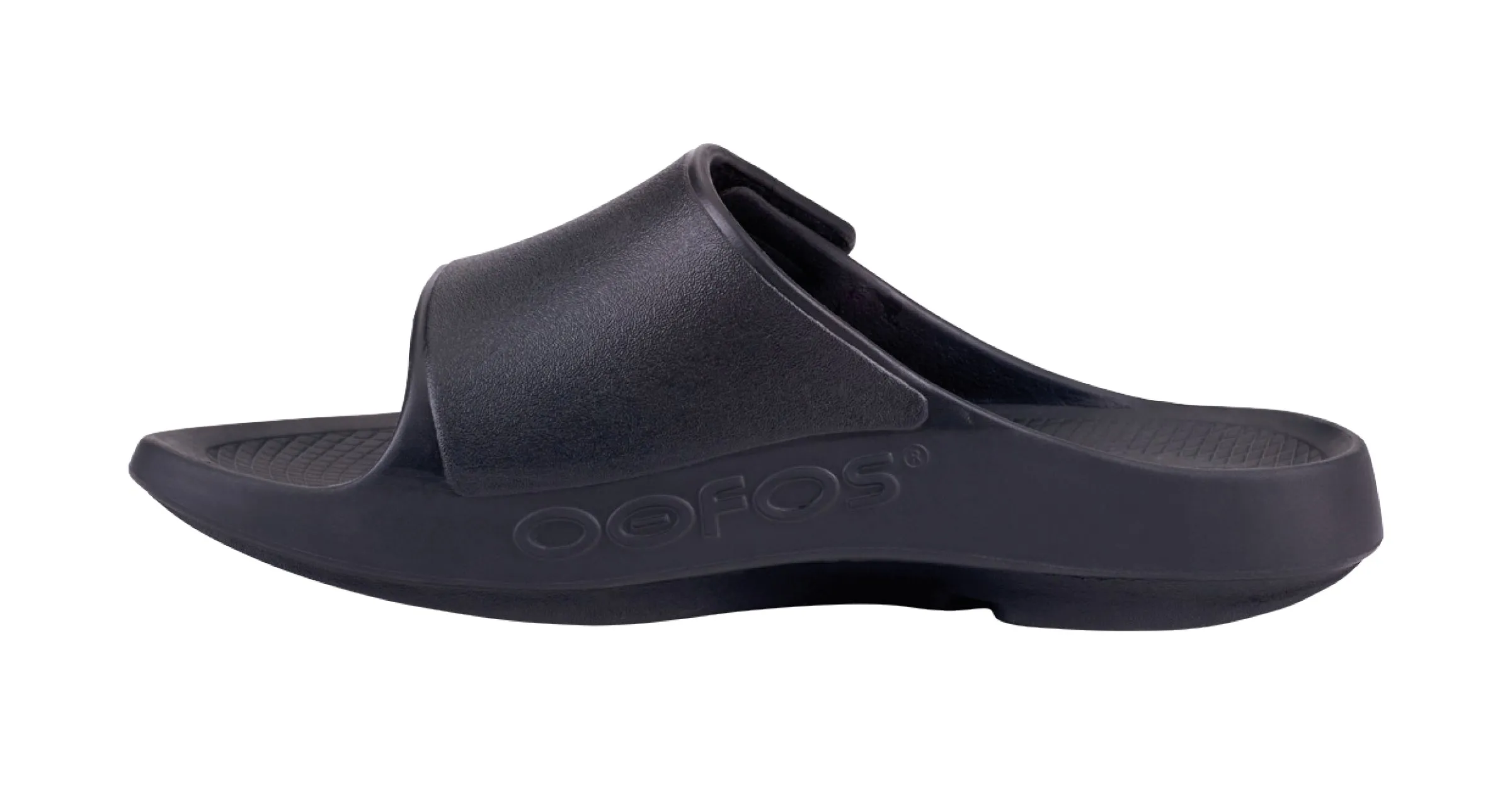 Women's OOahh Sport Flex Slide Sandal - Matt Black